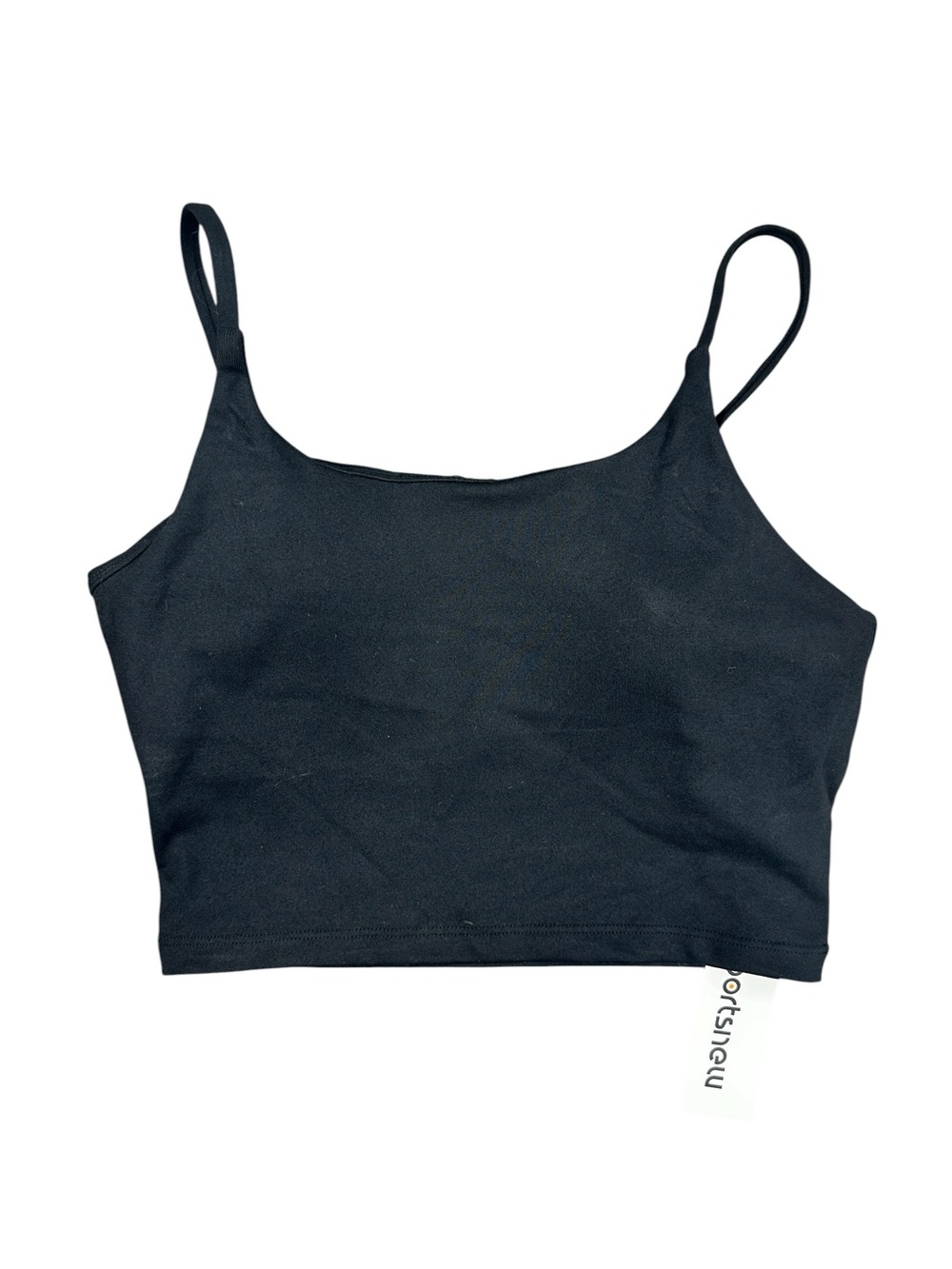 Sportsnew Black Crop Sports Bra Tank NWT Women’s Small Athletic Yoga Gym Top
